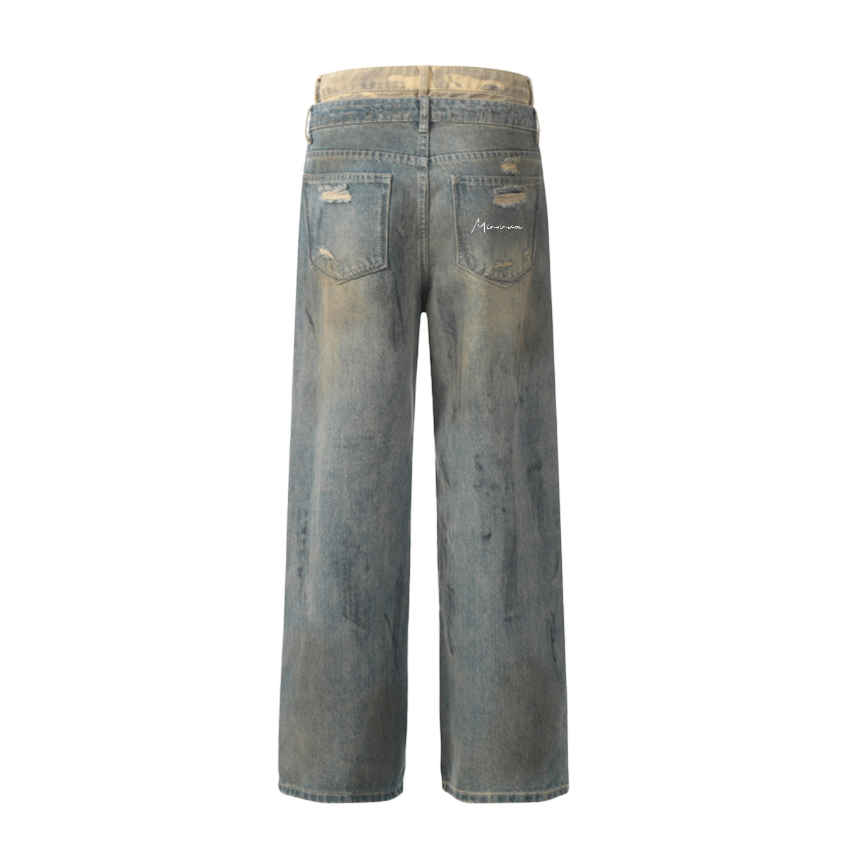 Minerva Vintage Ripped Jeans