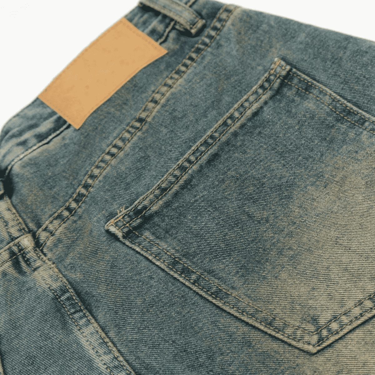 Minerva Camo Denim Shorts