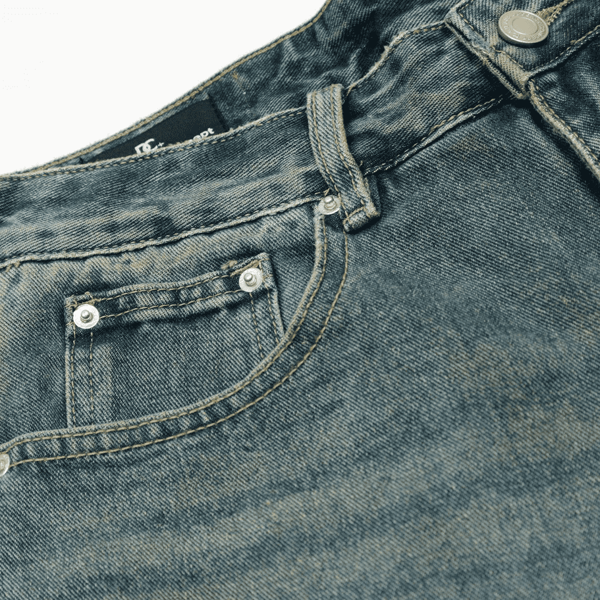 Minerva Camo Denim Shorts