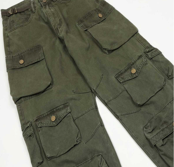 Minerva Multi-Pocket Cargo Pants
